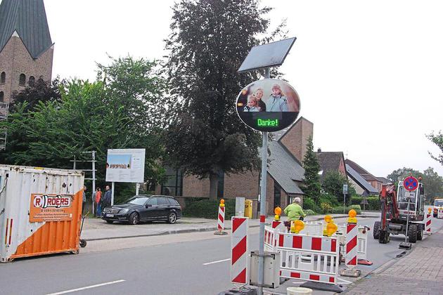 Das neue Display an der Gittruper Straße Foto: mfe 